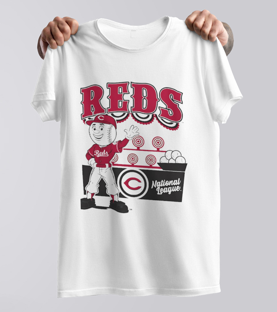 Cincinnati Reds 2026 Step Back Up National League Baseball T-Shirt