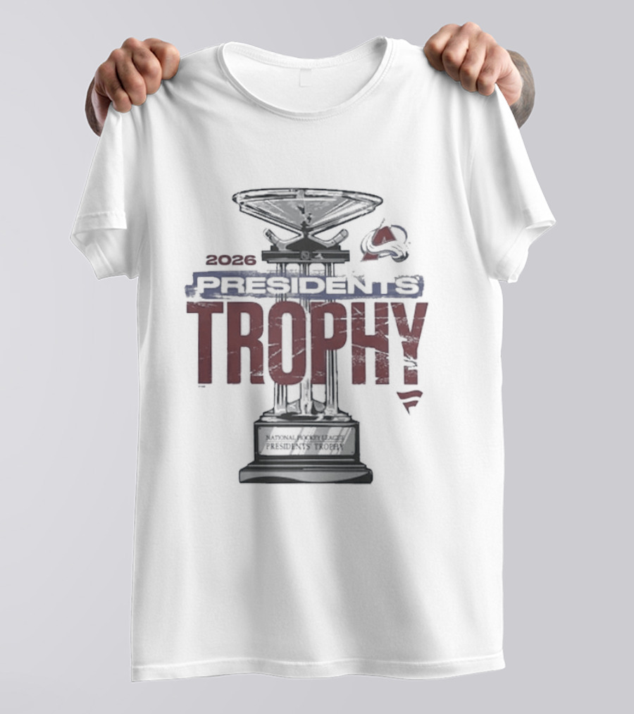 Colorado Avalanche 2026 NHL Presidents' Trophy Winner T-Shirt