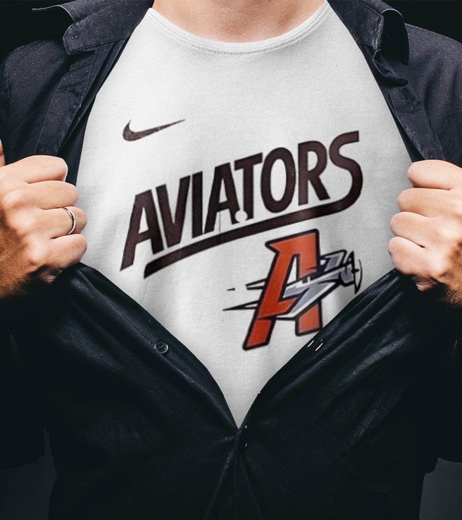 Nike Las Vegas Aviators A Logo Nike Swoosh T-Shirt