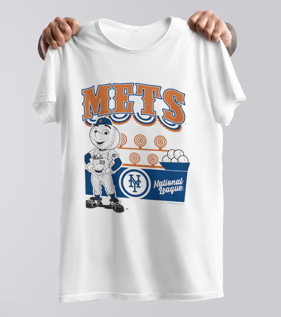 New York Mets 2026 Step Back Up National League MLB T-Shirt