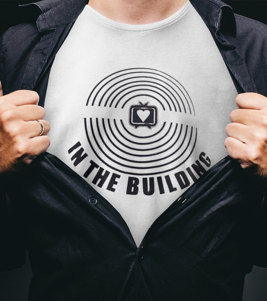 In The Building TV Heart Retro Circles T-Shirt