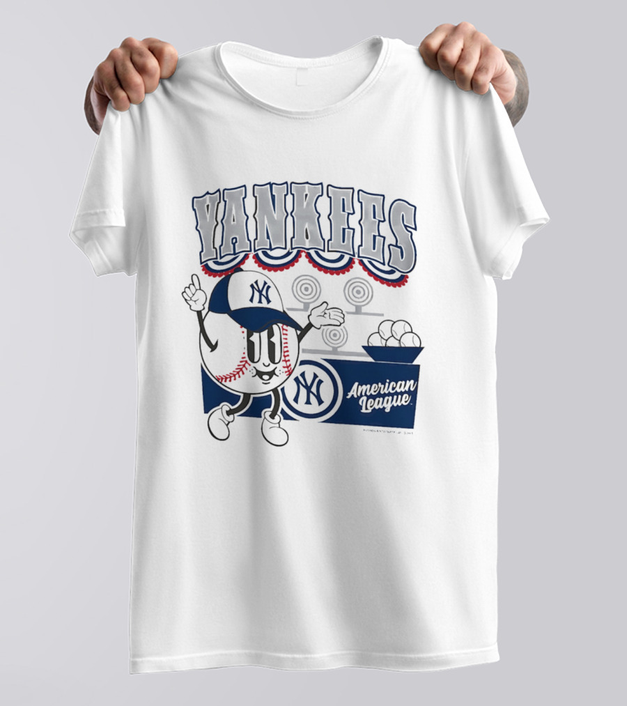 Yankees New York MLB 2026 Step Back Up American League T-Shirt