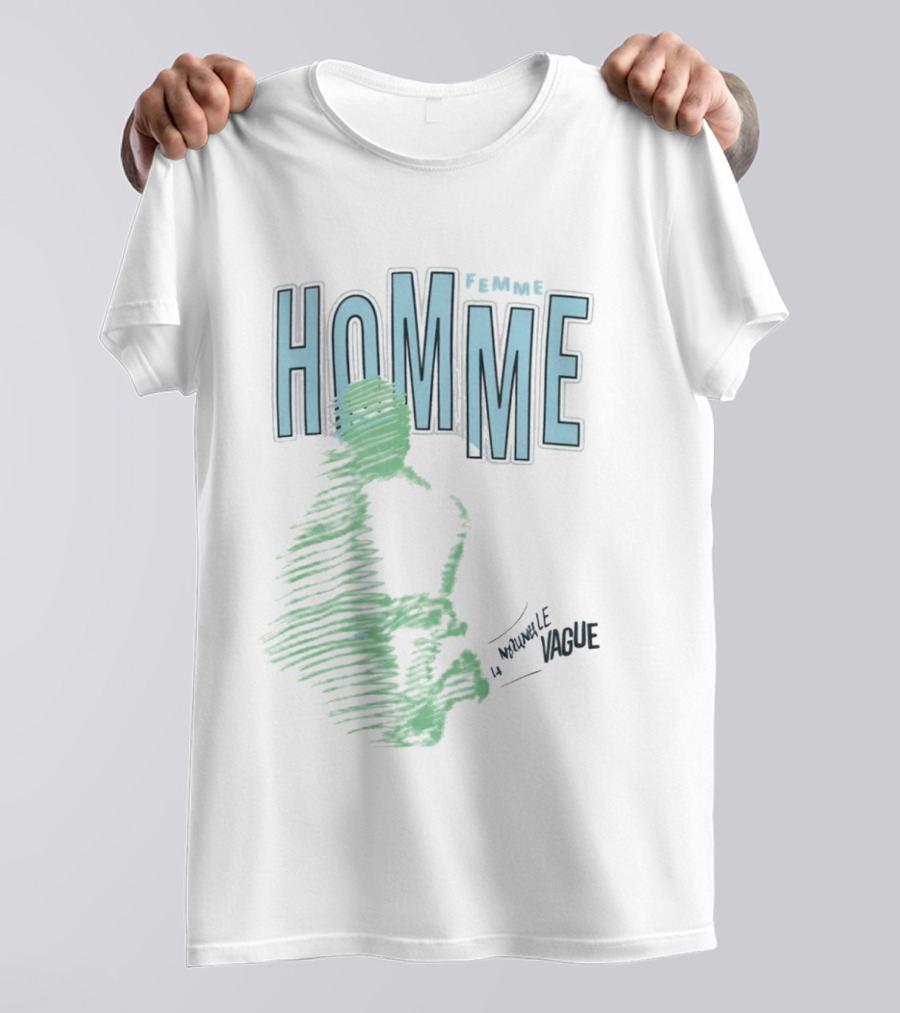 Homme Femme Justin Eboigbe La Nouvelle Vague T-Shirt