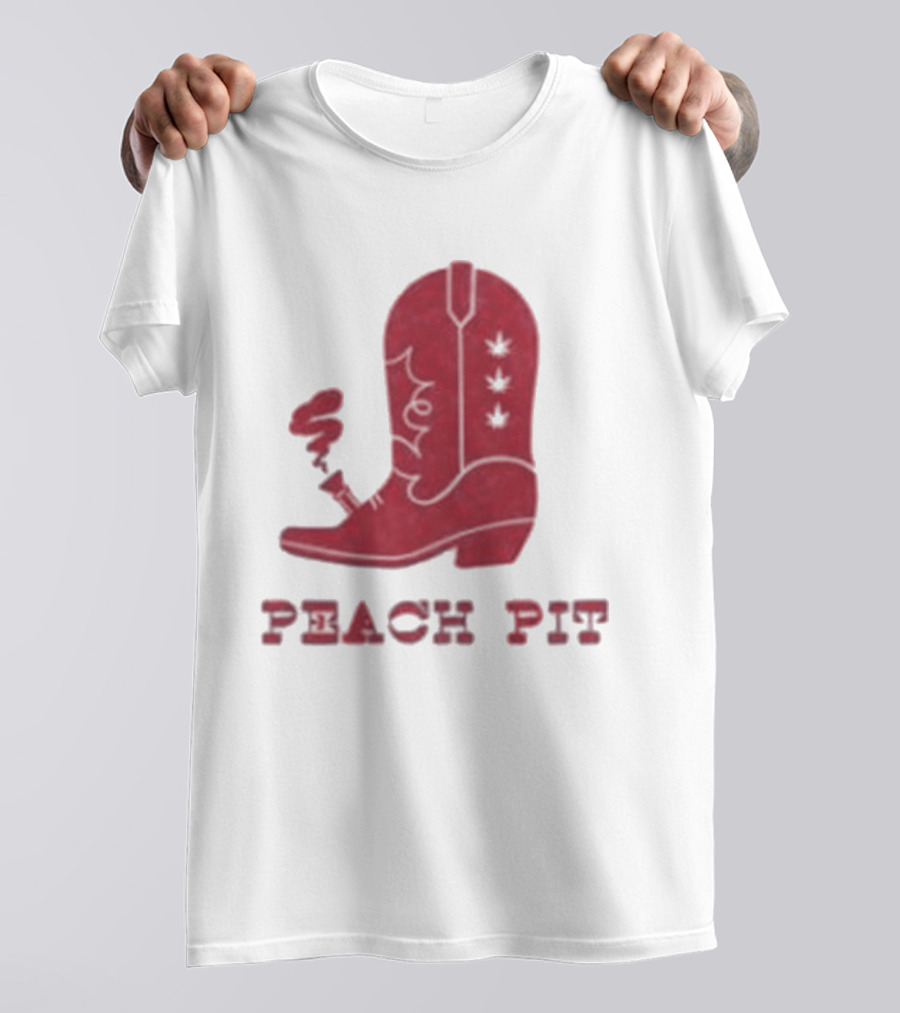 Peach Pit Boot Bong Iconic Music T-Shirt