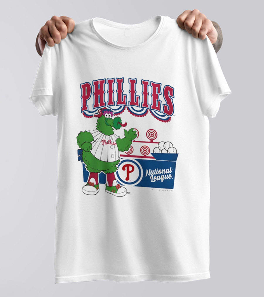 Philadelphia Phillies 2026 Step Back Up Phillies Phanatic National League T-Shirt