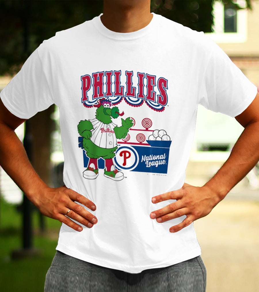 Philadelphia Phillies 2026 Step Back Up Phillies Phanatic National League T-Shirt