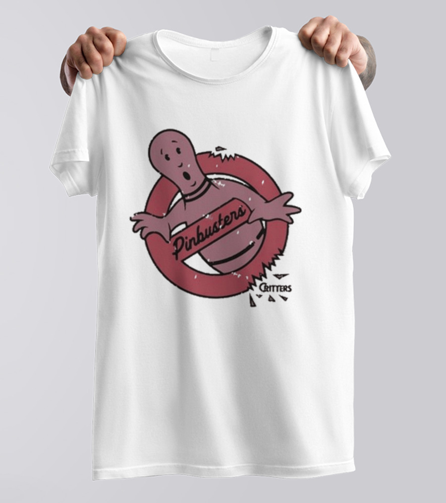Pinbusters Parody Bowling Ghost T-Shirt
