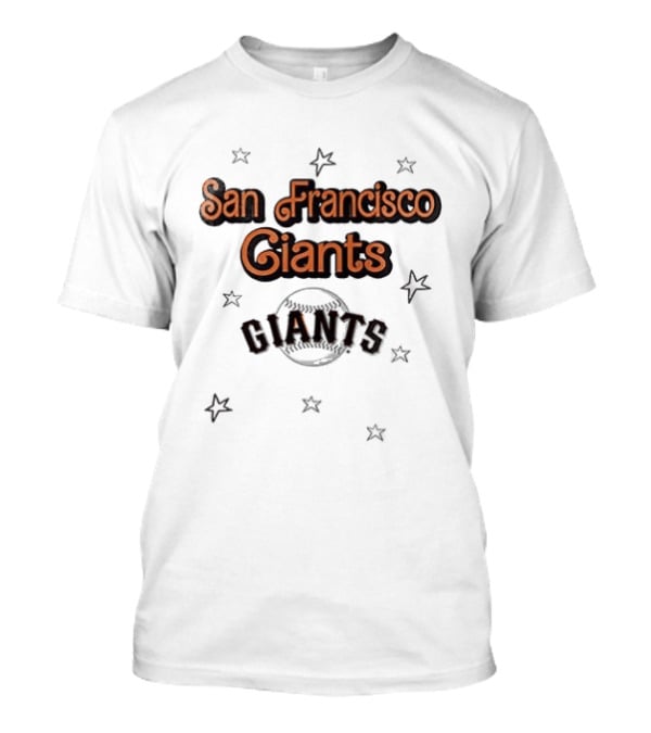 San Francisco Giants X Barbie 3D Hit The Dang Ball Stars T-Shirt