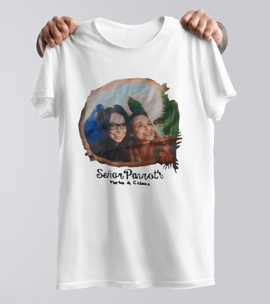 Señor Parrot Turks And Caicos Tropical Adventure T-Shirt