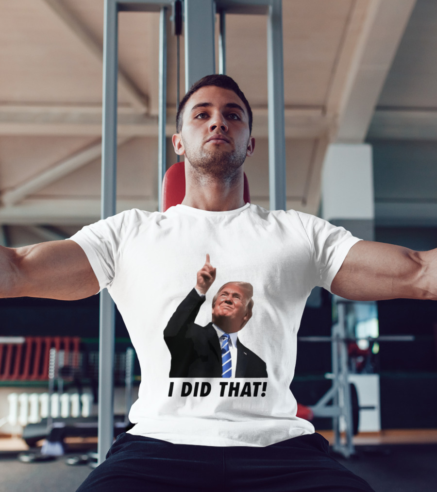 Trump I Did That Pointing Gesture Price Commentary T-Shirt