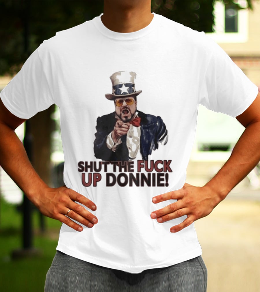 Walter Sobchak Shut The Fuck Up Donnie Uncle Sam T-Shirt