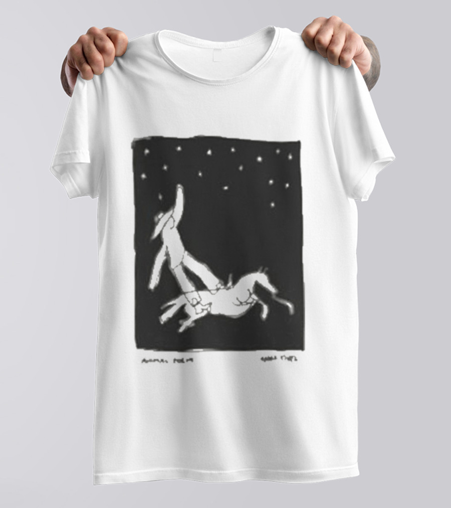 Anna Tivel Cowboy Under Starry Night T-Shirt