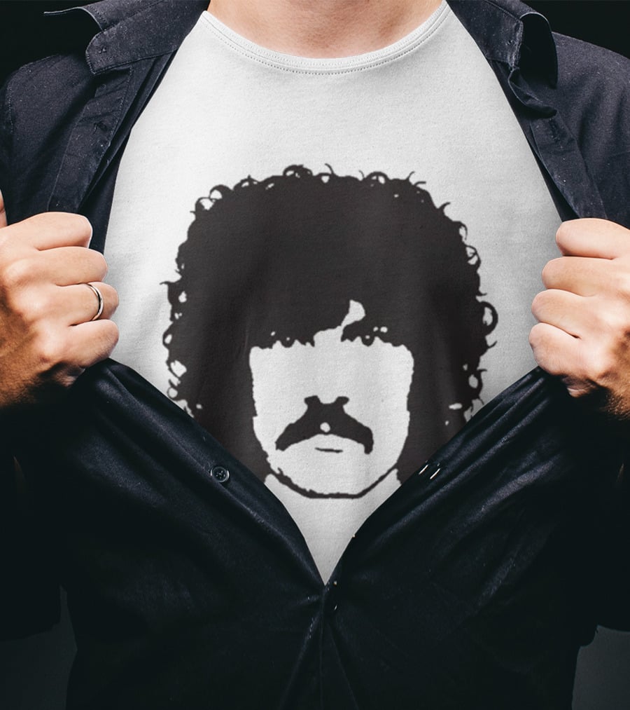 Burton Cummings Iconic Hair And Mustache T-Shirt
