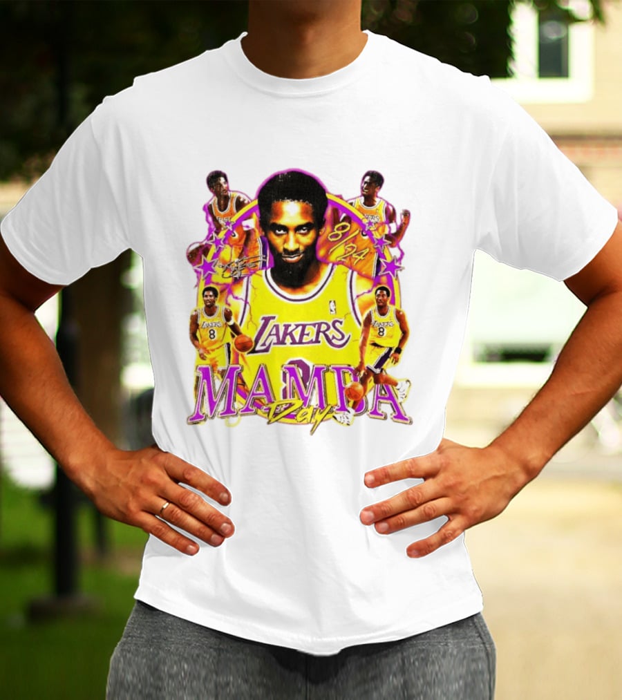 Mamba Day Kobe Bryant 8 24 Los Angeles Lakers NBA T-Shirt