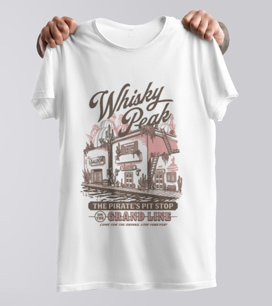 Whisky Peak The Pirate's Pit Stop Grand Line One Piece Season 2 T-Shirt