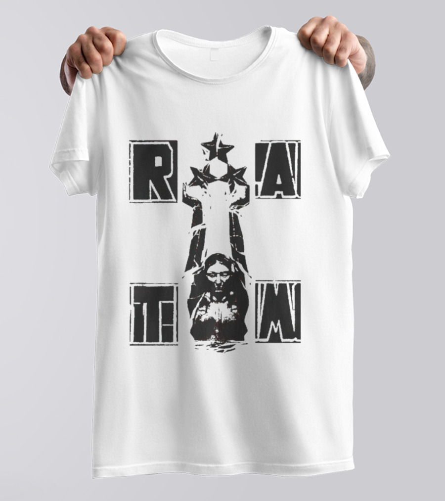 Rage Against The Machine RATM Stars Stencil T-Shirt