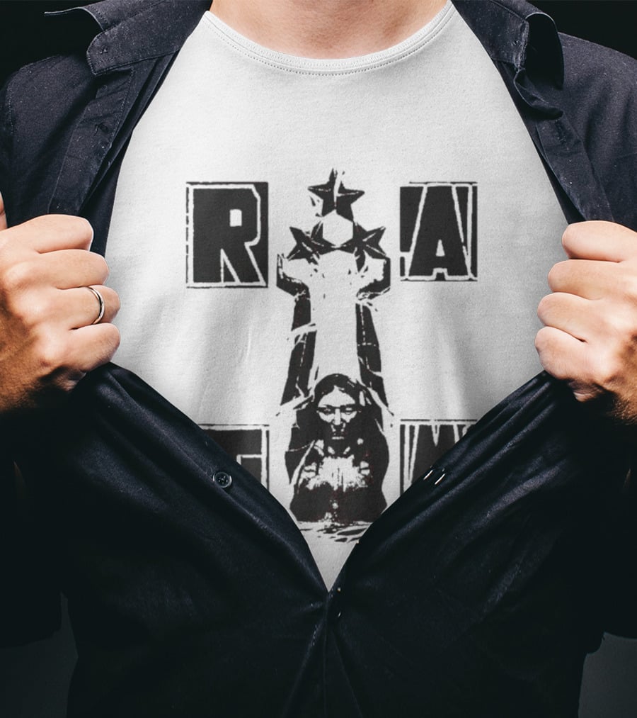 Rage Against The Machine RATM Stars Stencil T-Shirt