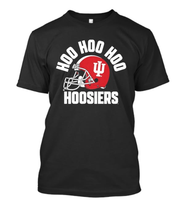 Indiana Hoosiers Hoo Hoo Hoo Football Helmet Logo Hoosiers T-Shirt