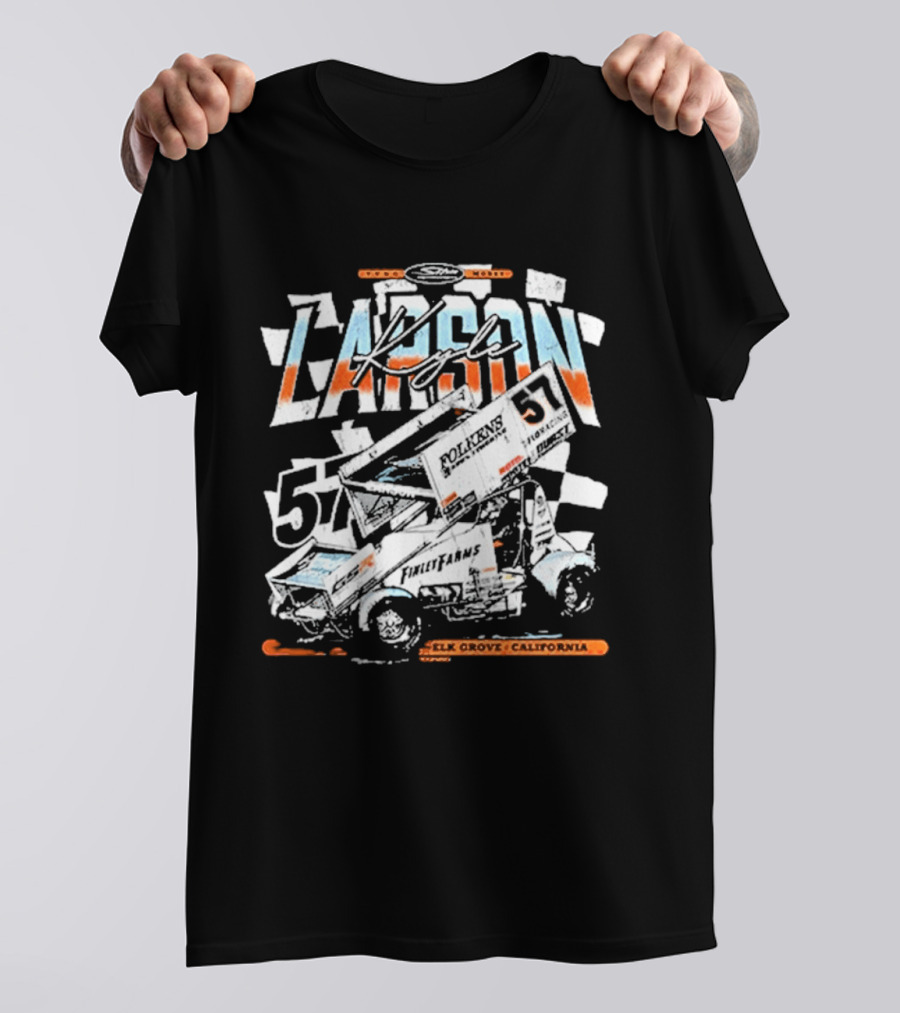 Kyle Larson 57 Racing Elk Grove California T-Shirt