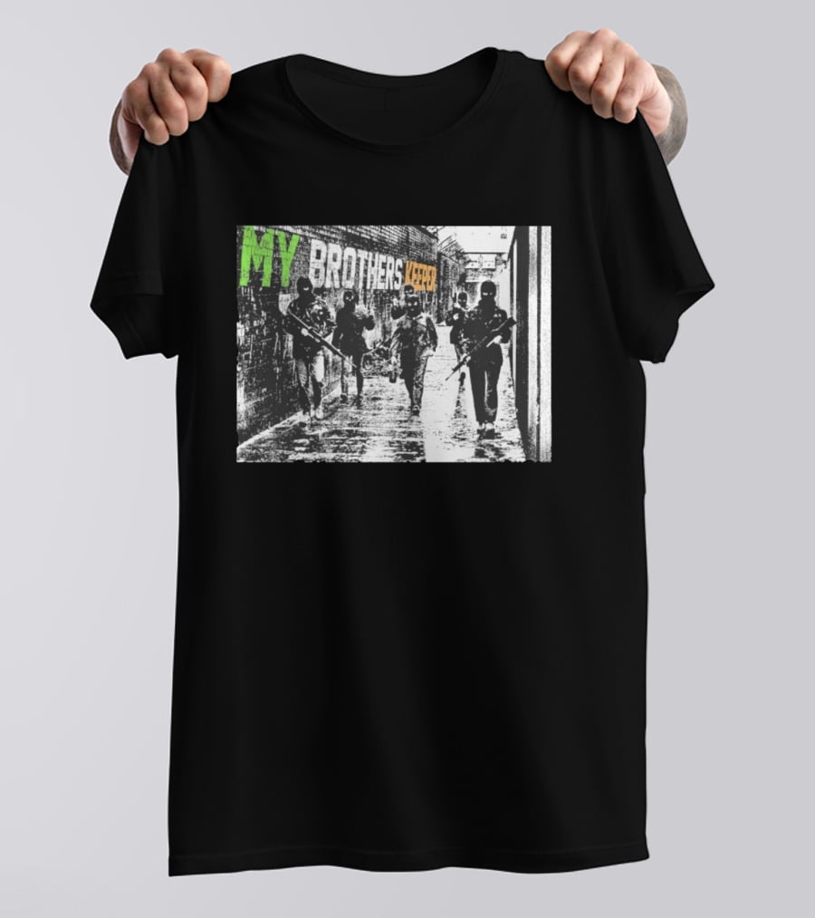 Omerta My Brothers Keeper Masked Figures Alleyway T-Shirt