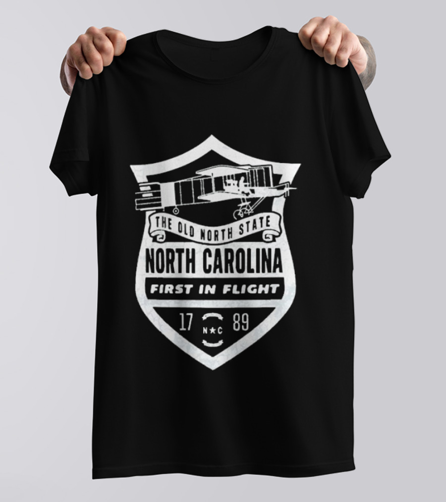 The Old North State North Carolina First In Flight 1789 Wright Flyer T-Shirt
