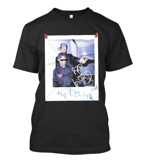 Three 6 Mafia RIP Lord The Killer MIN With Graffiti Style Polaroid T-Shirt