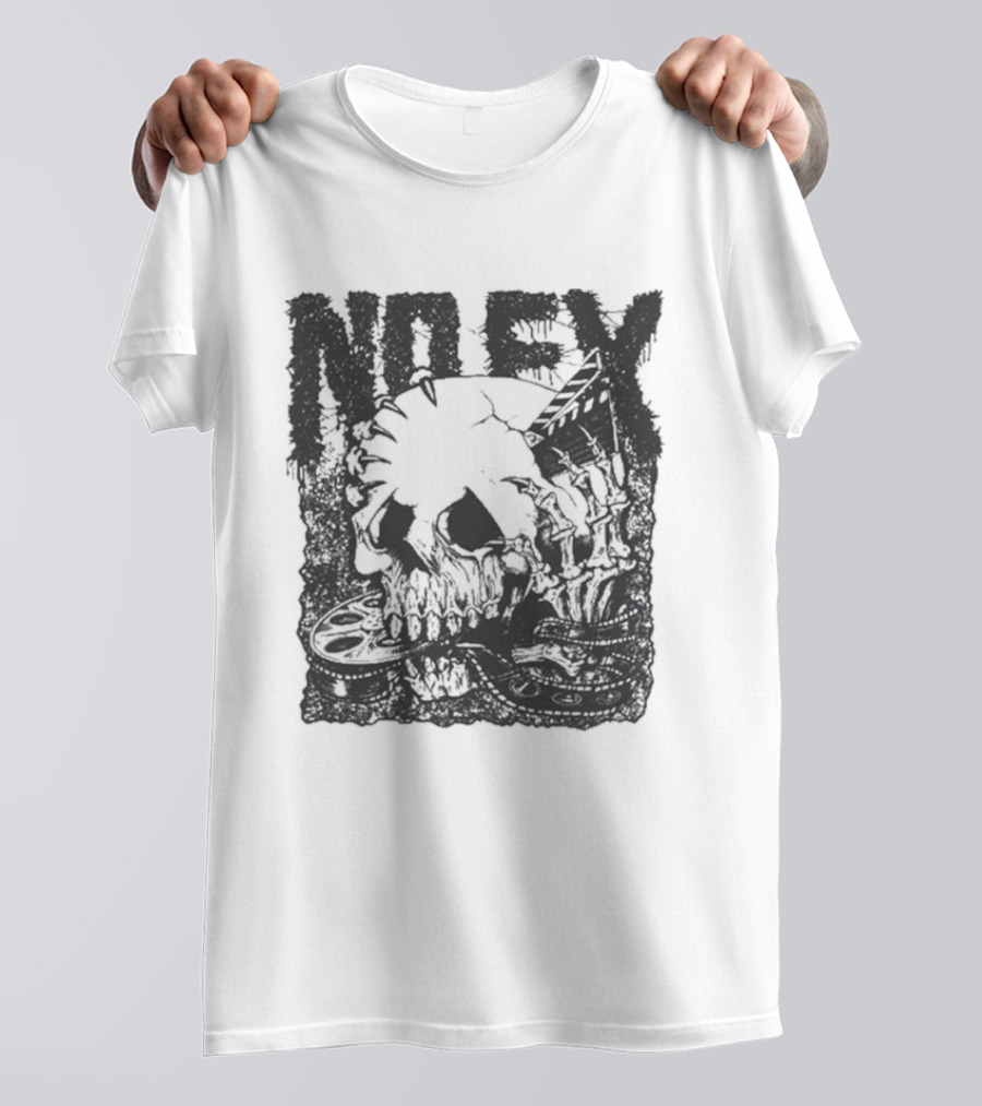40 Years NoFX Film Skull Anniversary T-Shirt