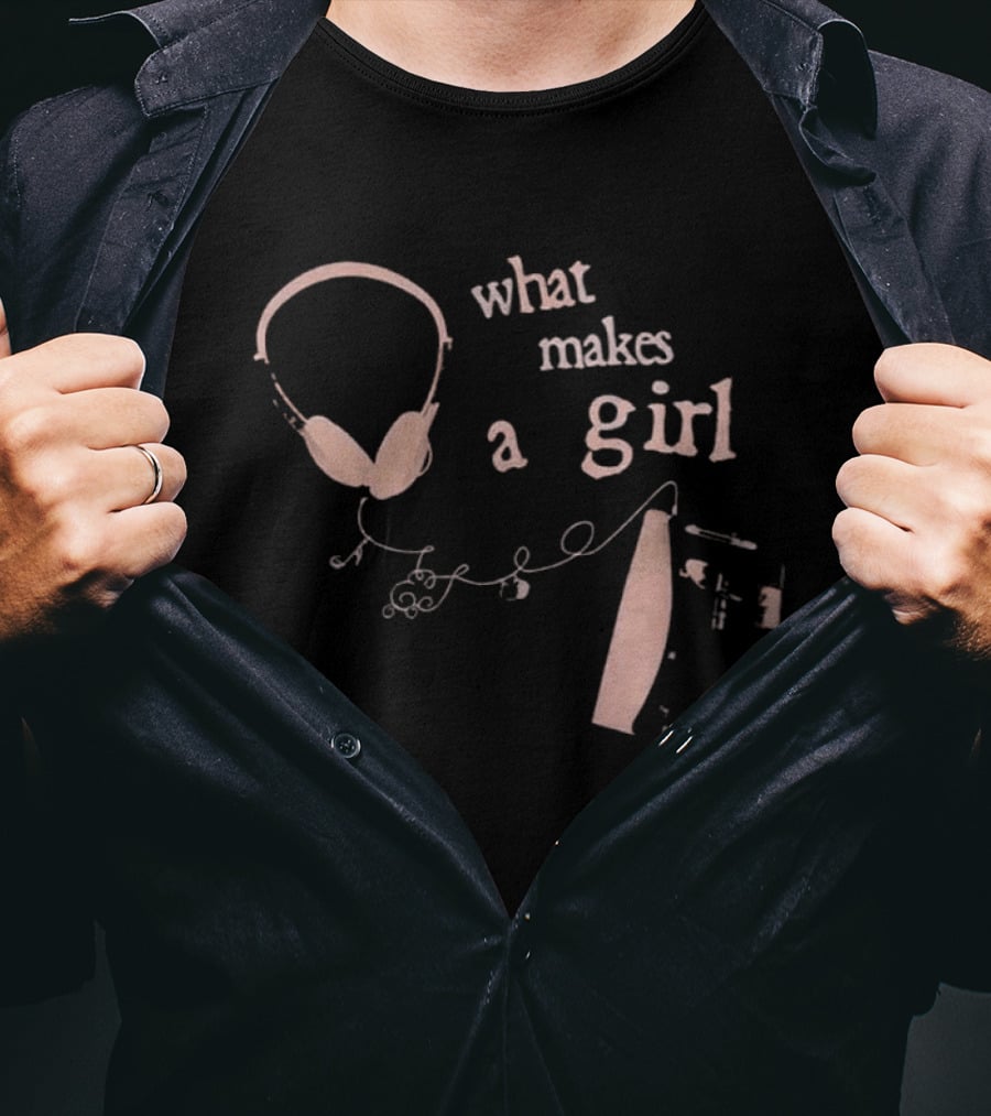 Conan Gray Wishbone World Tour 2026 What Makes A Girl Headphones Music Notes T-Shirt