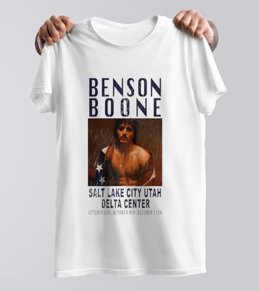 Benson Boone Salt Lake City Utah Delta Center October 8th 9th 11th T-Shirt
