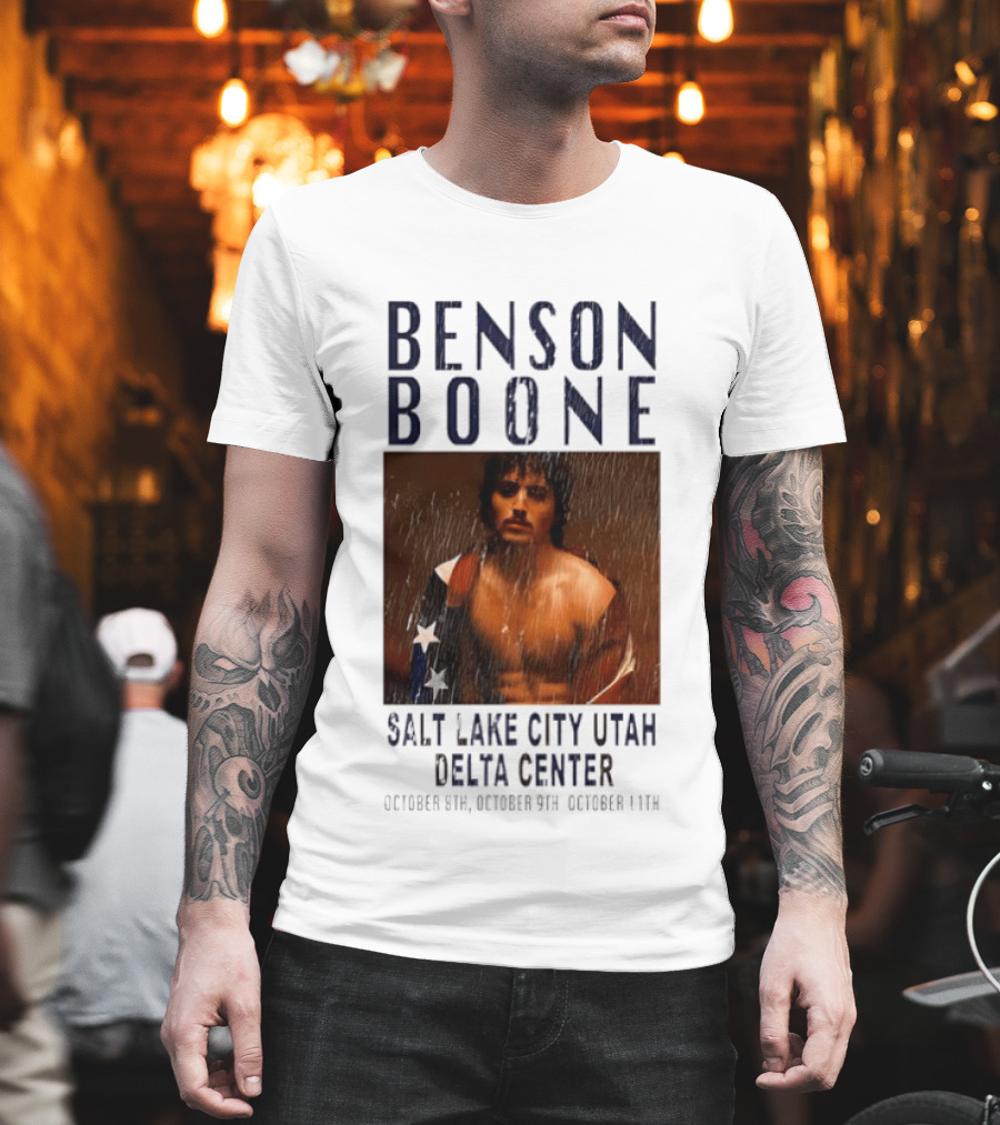 Benson Boone Salt Lake City Utah Delta Center October 8th 9th 11th T-Shirt