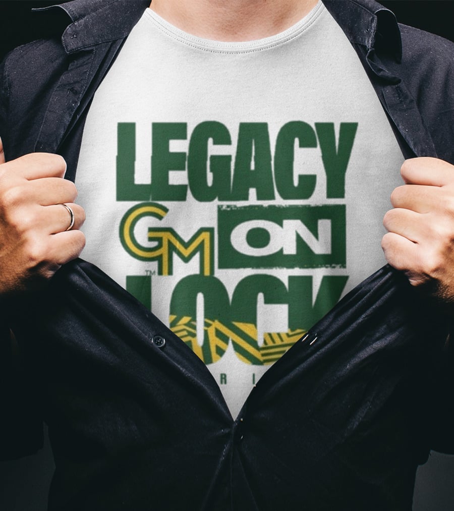 George Mason Patriots Legacy On Lock Basketball GM T-Shirt