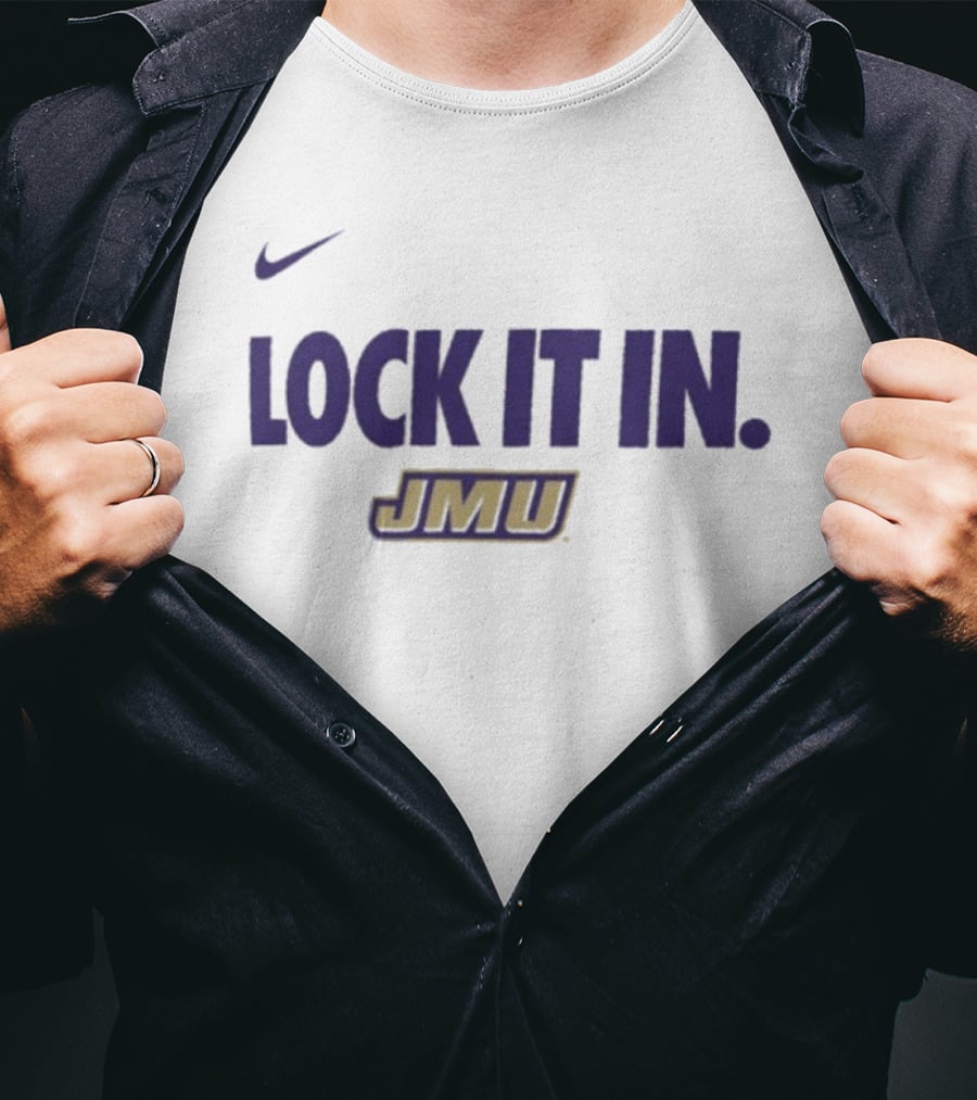 Nike Lock It In JMU Basketball T-Shirt
