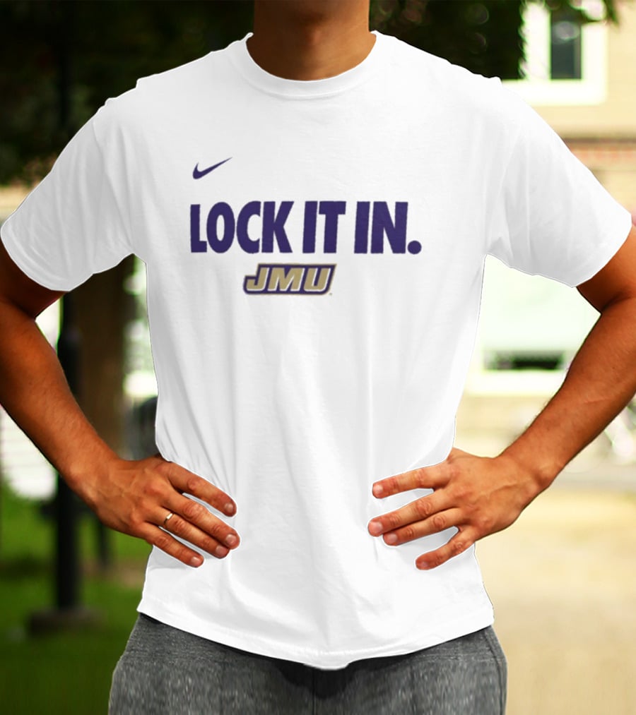 Nike Lock It In JMU Basketball T-Shirt