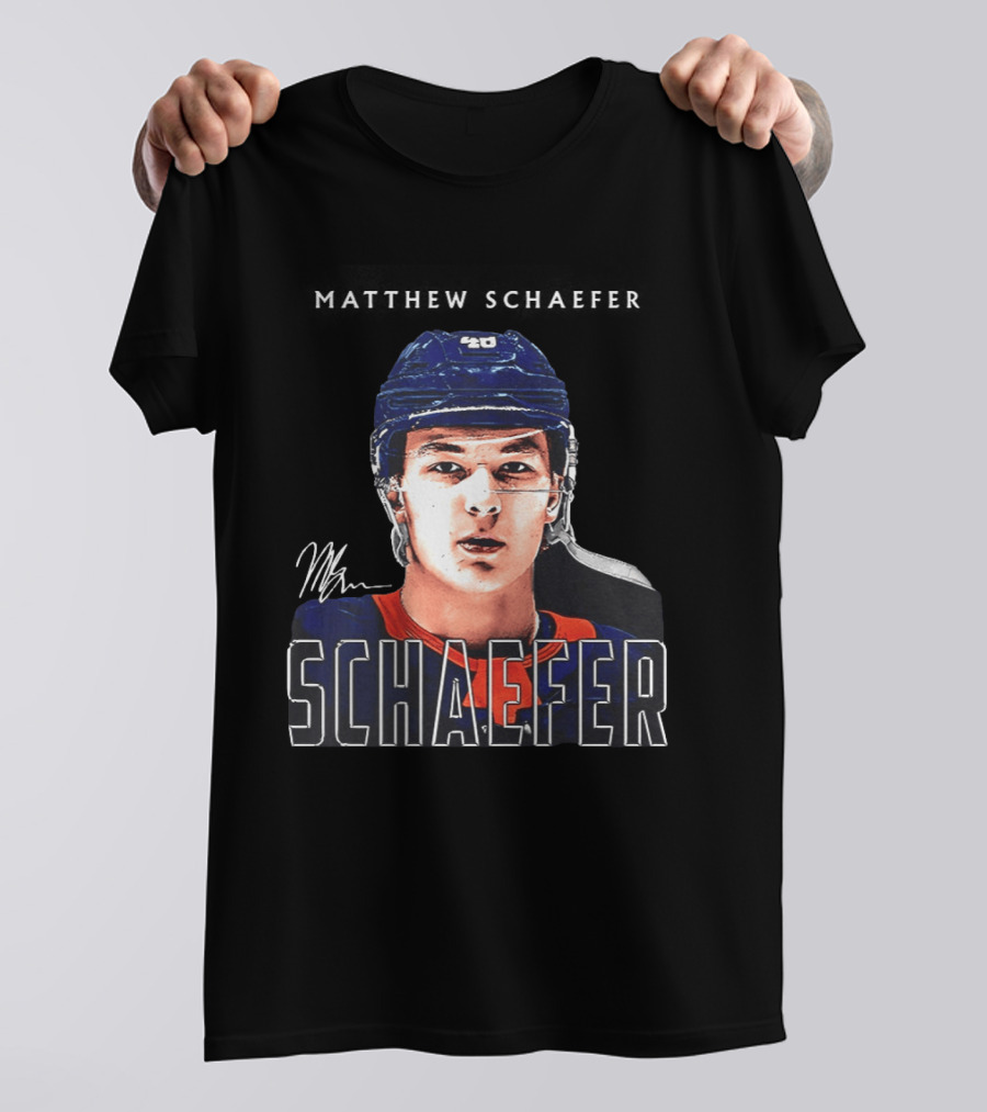 Schaefer 40 NY Islanders Hockey Player T-Shirt