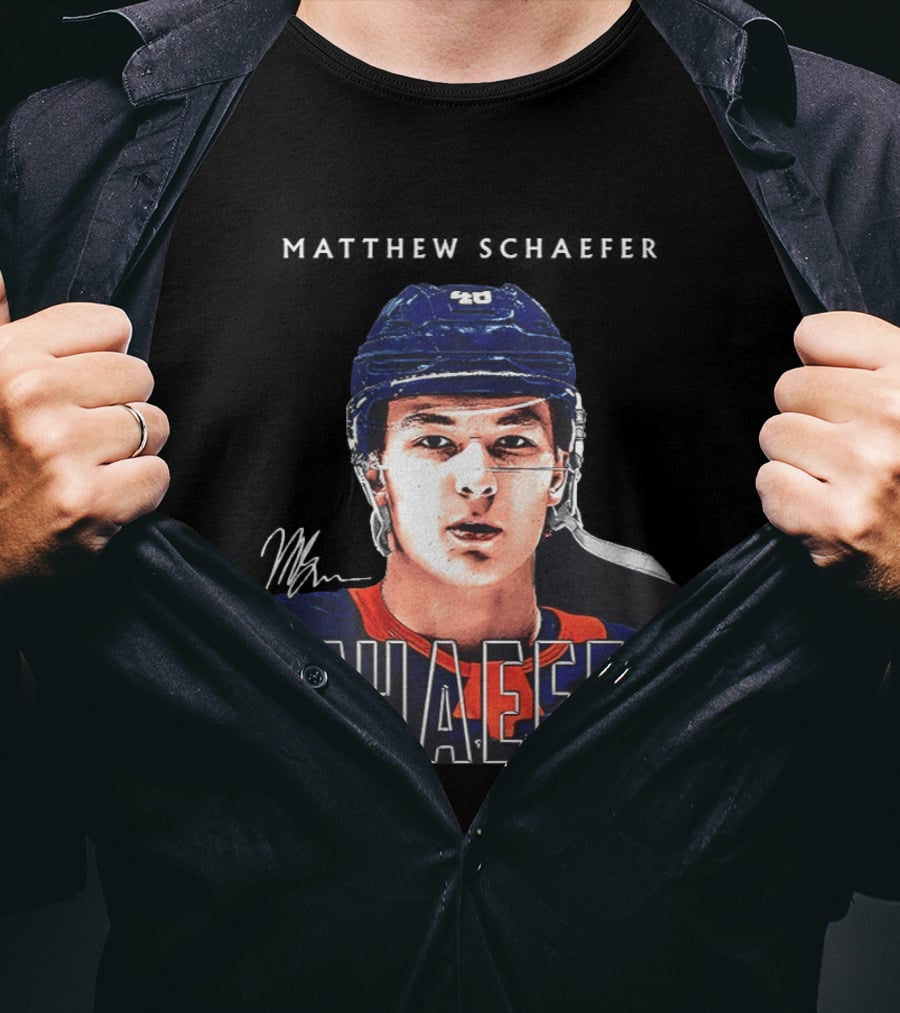 Schaefer 40 NY Islanders Hockey Player T-Shirt