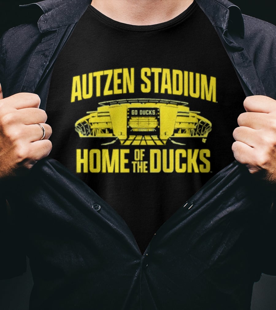 Autzen Stadium Home Of The Ducks Oregon Football T-Shirt