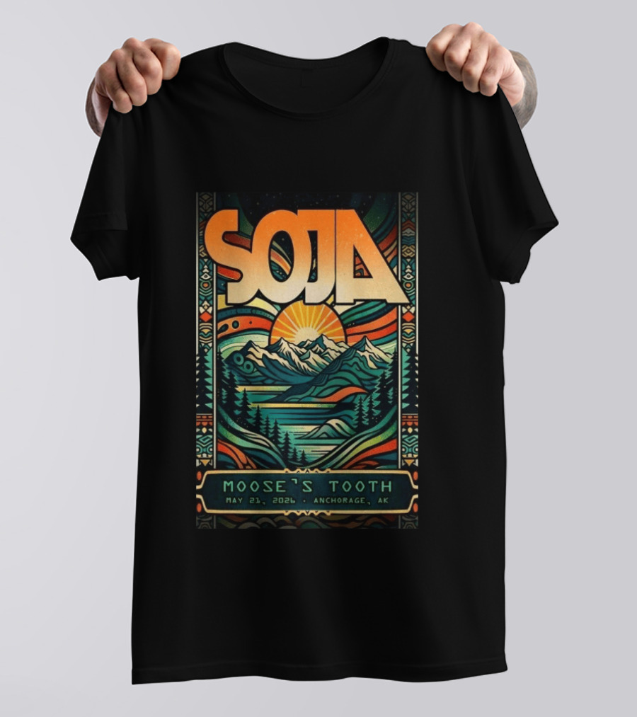 Soja Moose's Tooth Anchorage AK May 21 2026 T-Shirt