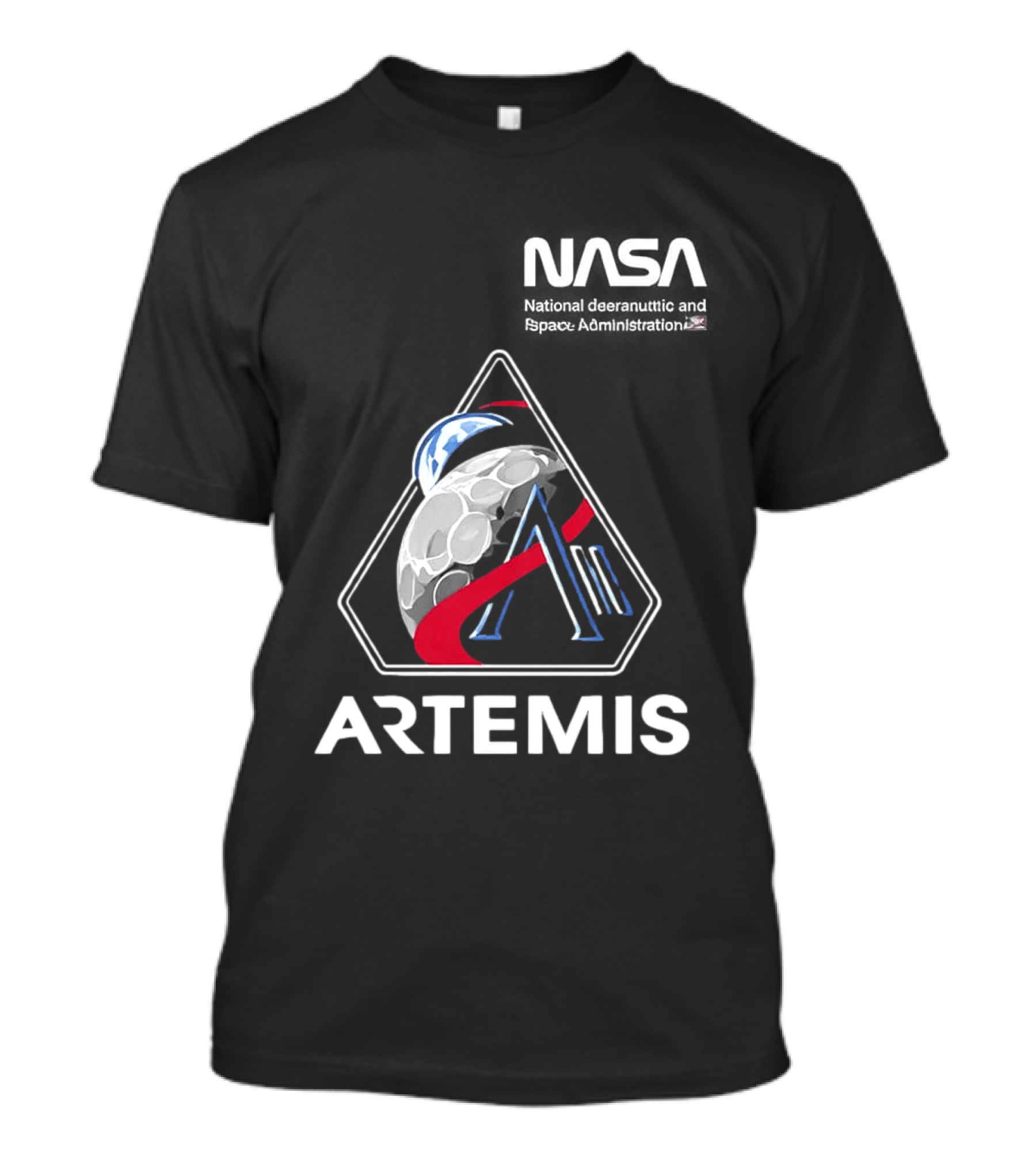 NASA Artemis 2 Mission Moon Exploration T-Shirt