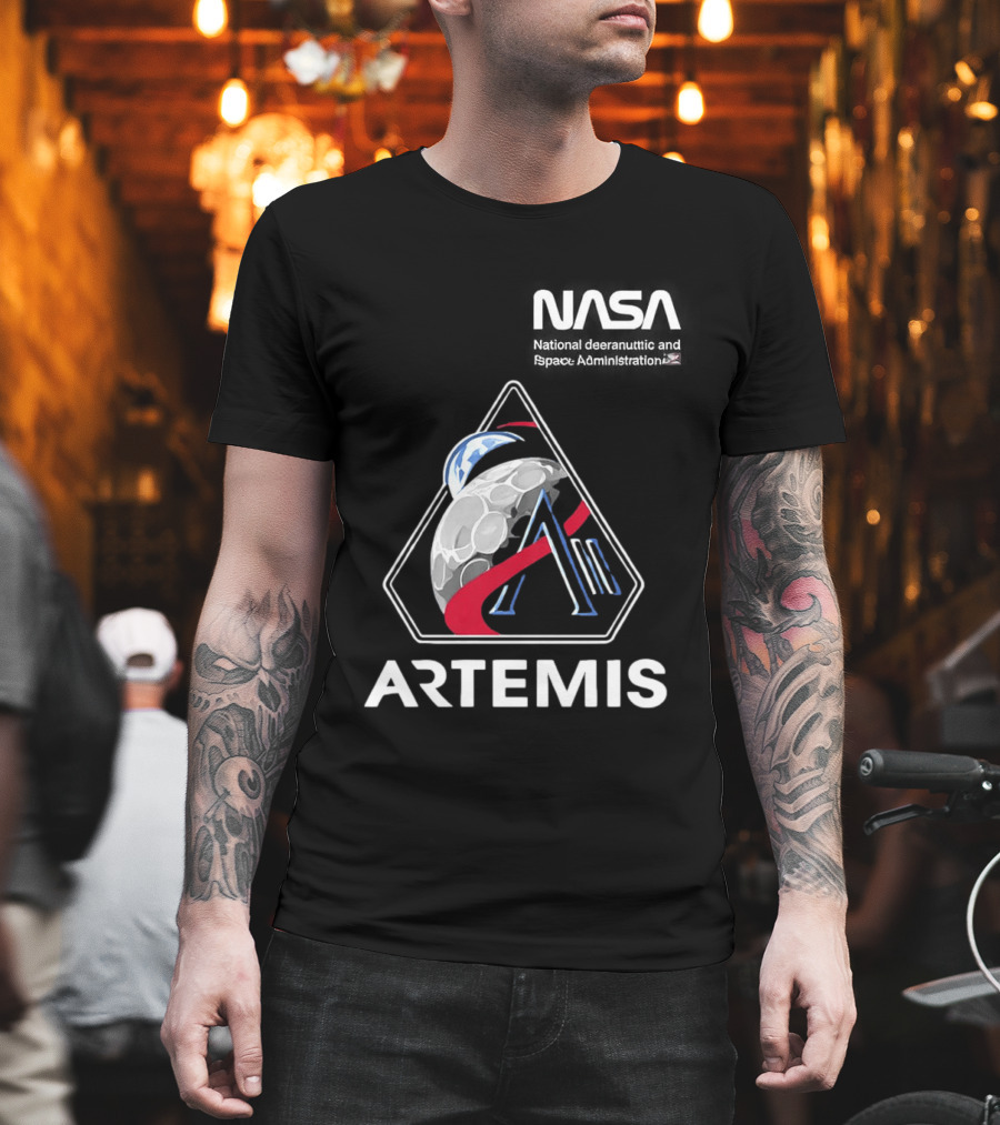 NASA Artemis 2 Mission Moon Exploration T-Shirt