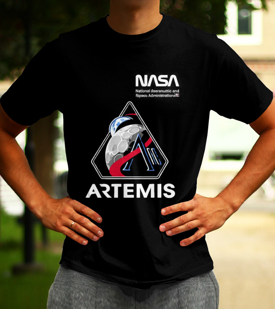 NASA Artemis 2 Mission Moon Exploration T-Shirt