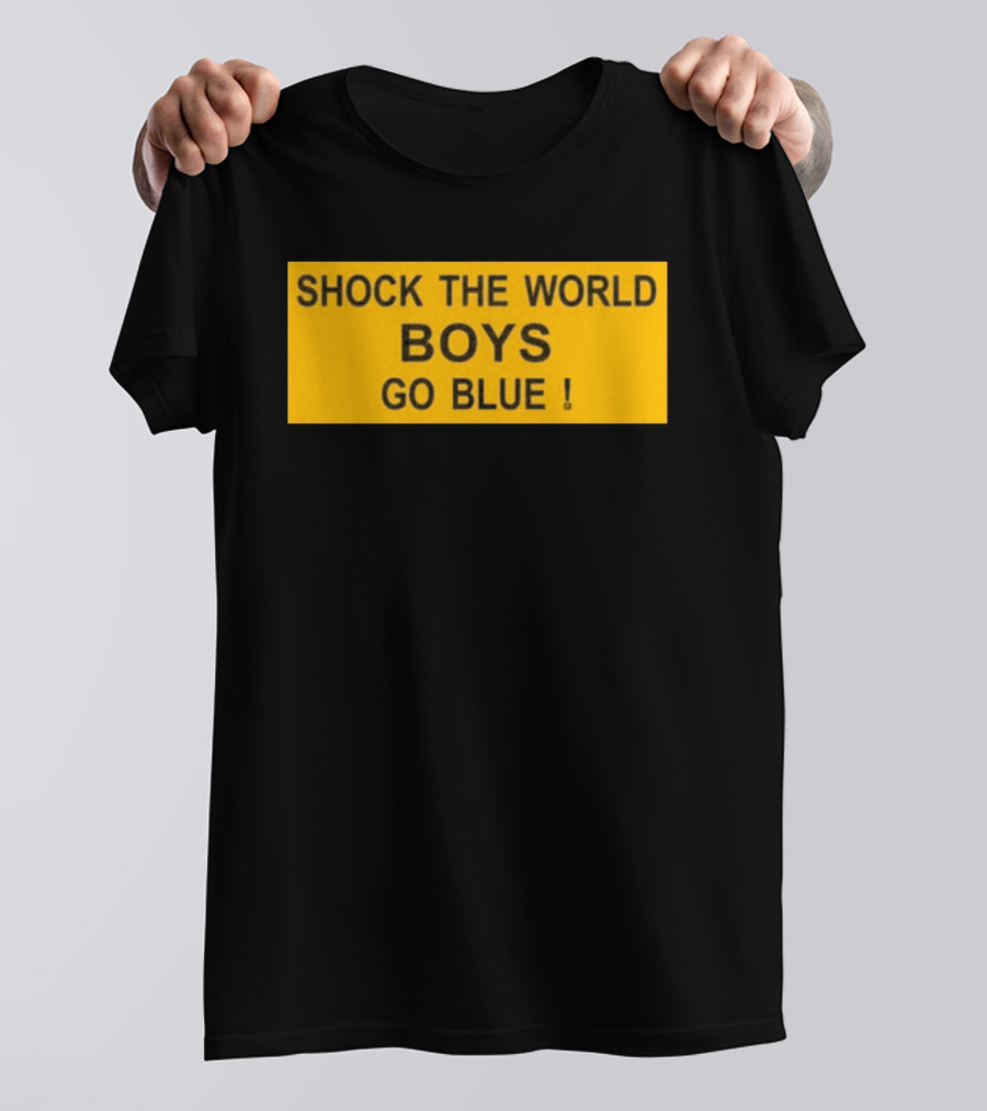 Shock The World Boys Go Blue T-Shirt
