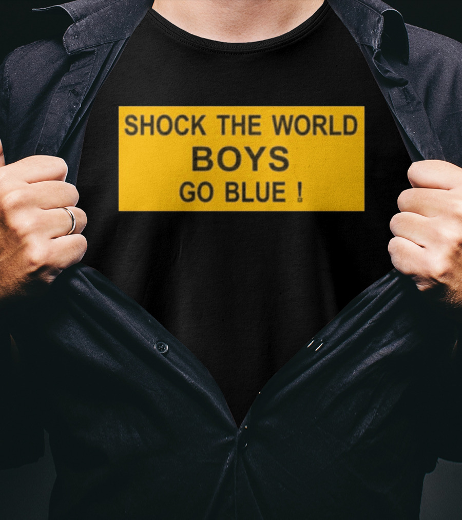 Shock The World Boys Go Blue T-Shirt