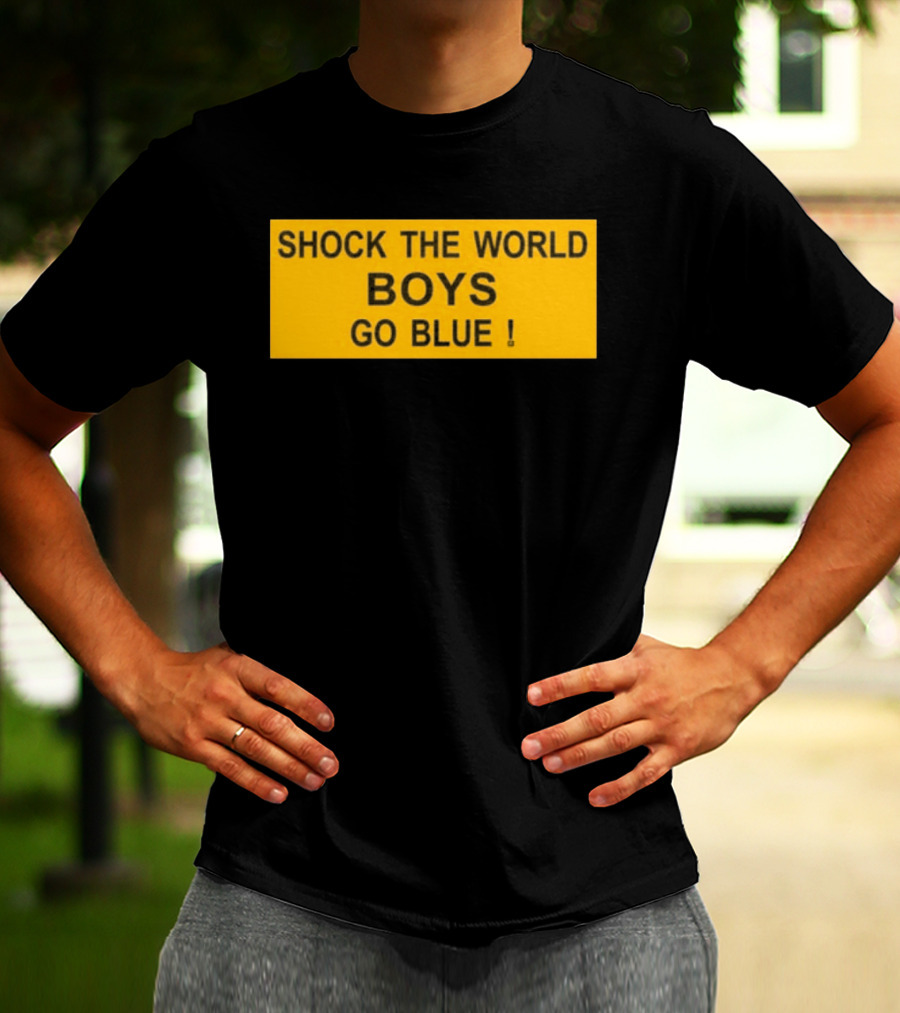 Shock The World Boys Go Blue T-Shirt