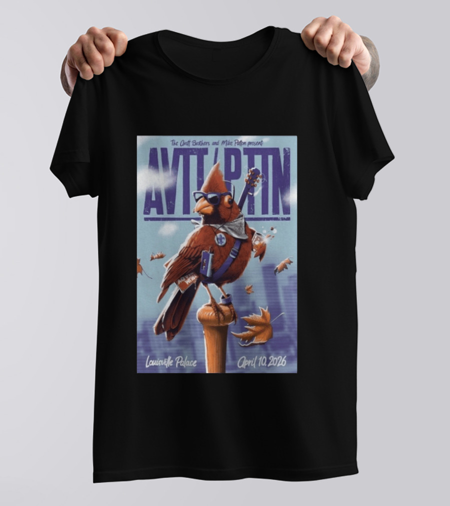 Louisville Palace April 10 2026 The Avett Brothers And Mike Patton Event T-Shirt