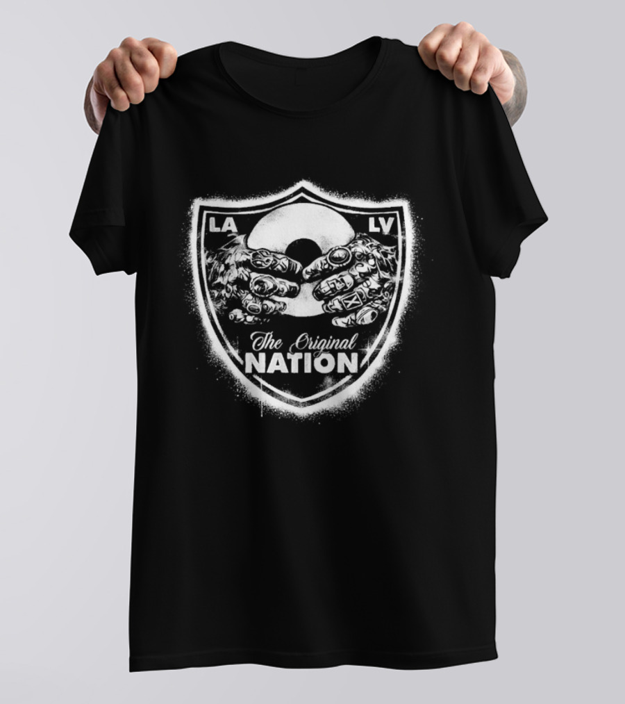 LA LV The Original Nation Las Vegas Raiders T-Shirt