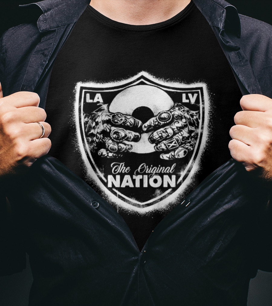 LA LV The Original Nation Las Vegas Raiders T-Shirt