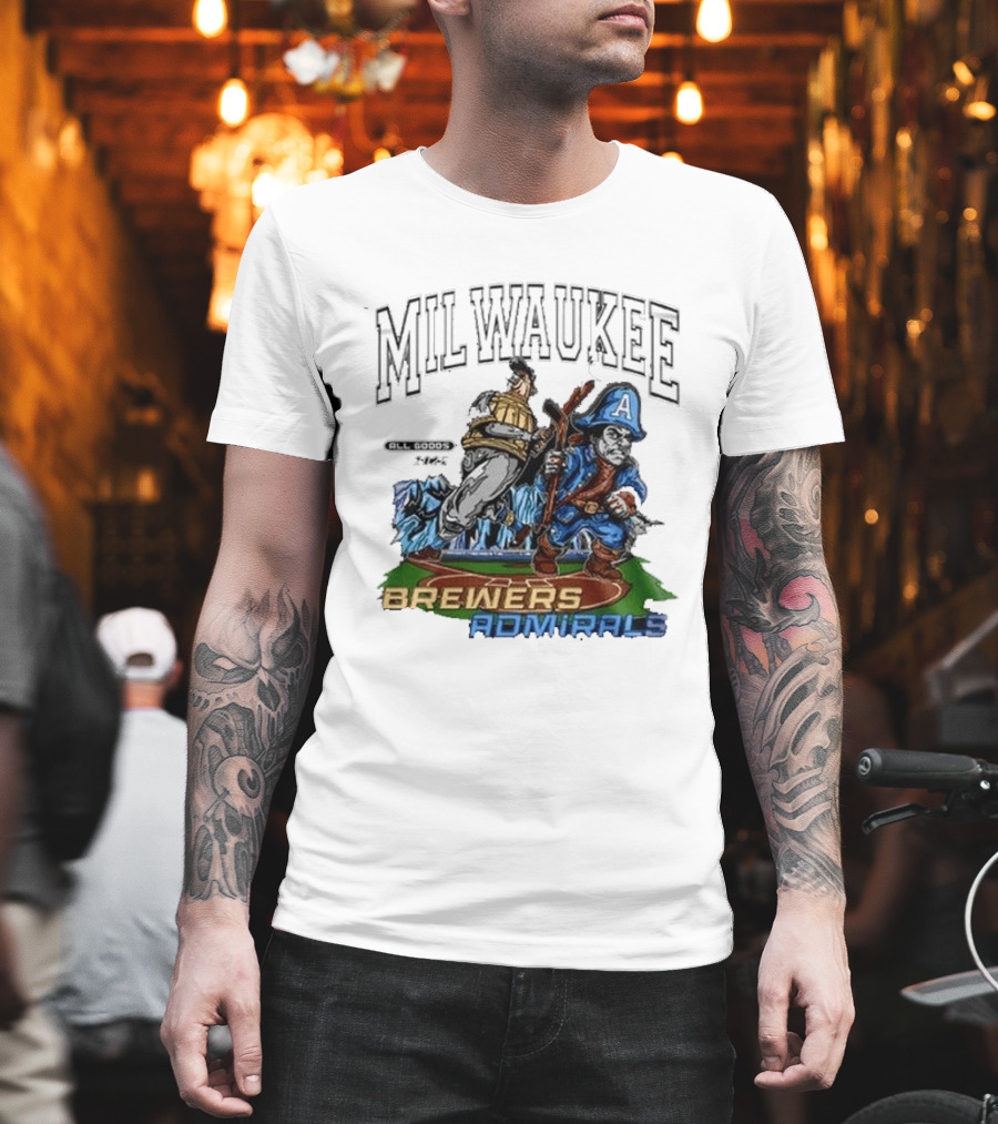 Milwaukee Brewers Admirals 2026 Night Collaboration T-Shirt