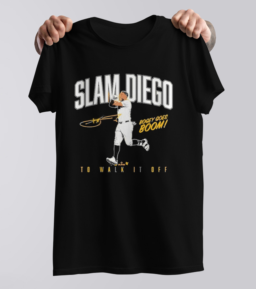 SLAM DIEGO Bogey Boga Boom To Walk It Off T-Shirt