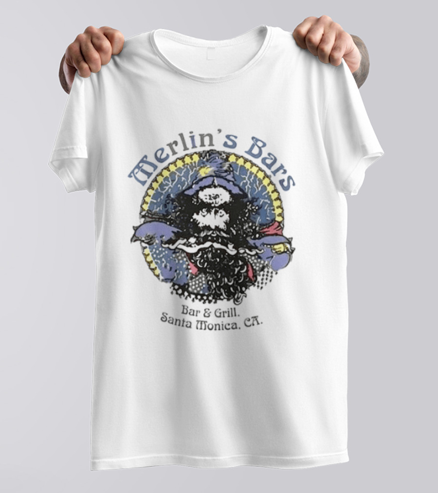 Merlin's Bars Bar & Grill Santa Monica CA T-Shirt