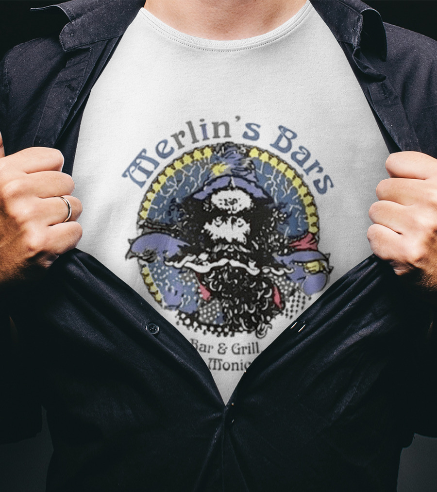 Merlin's Bars Bar & Grill Santa Monica CA T-Shirt